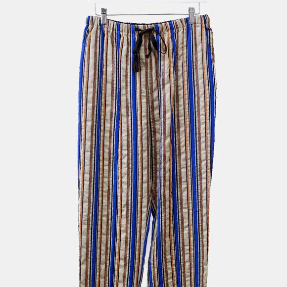 Forte_Forte R/19 6021 Blue Striped Pants - Picture 2 of 12